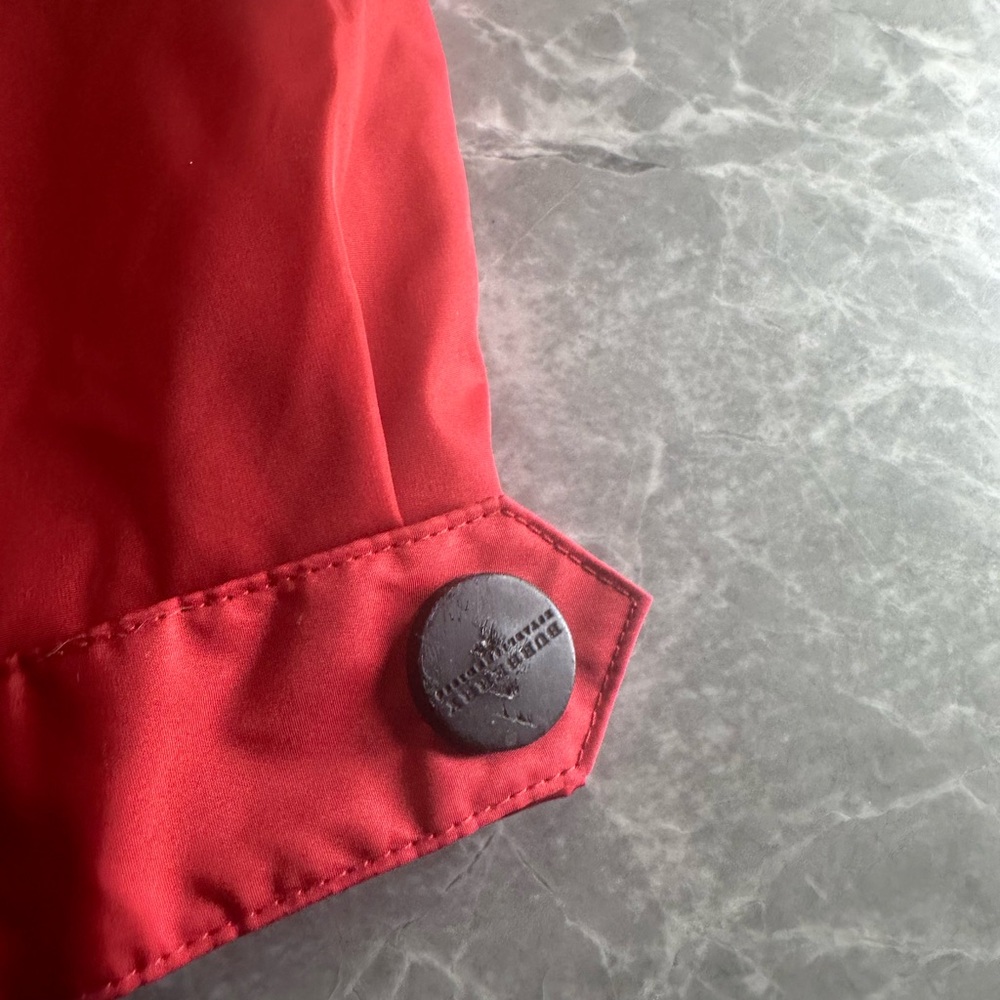 Burberry London Red Modern Lightweight Jacket Excellent Condition Size M $600 - Picture 4 of 10